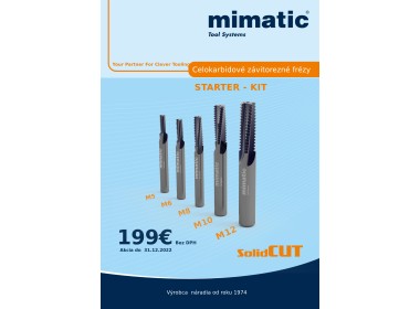 mimatic Tool System 2000097 - Set - Solid carbide thread milling