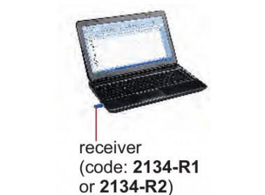 INSIZE 2134-R1 - Wireless receiver (keyboard format)