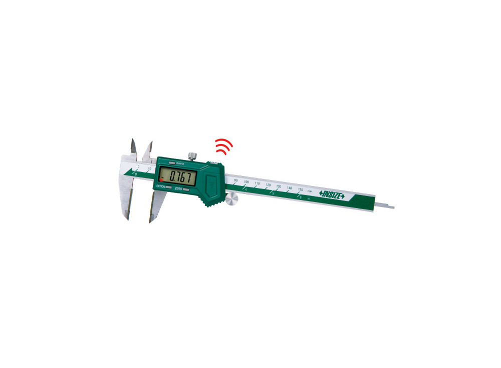INSIZE 1110 - Wireless Digital Caliper with carbide tipped jaws