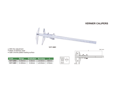 INSIZE 1217 - Vernier Caliper