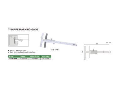 INSIZE 1275 - T-Shape Marking Gage