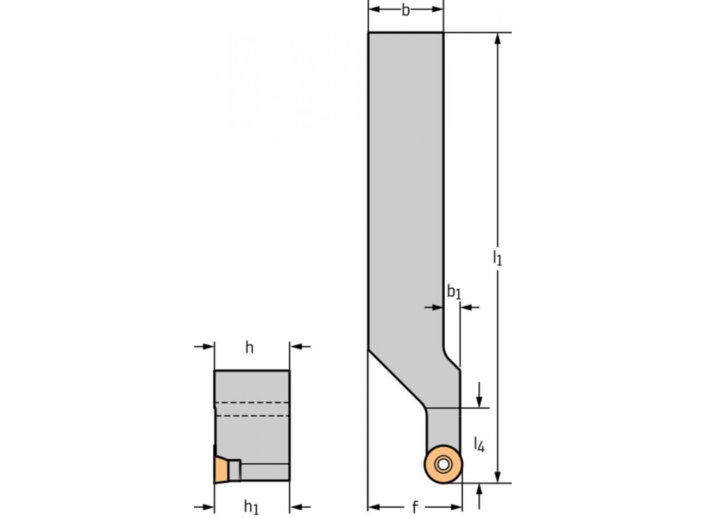 WALTER SRSCL164D Shank tool – Screw clamping