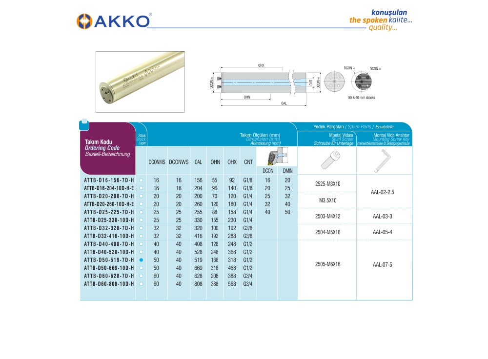 ATTB-D25-255-7D-H