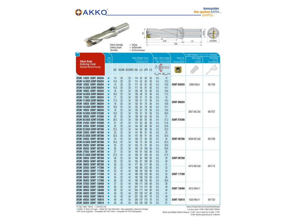 ATUM 30XD3 SOMT 09T308