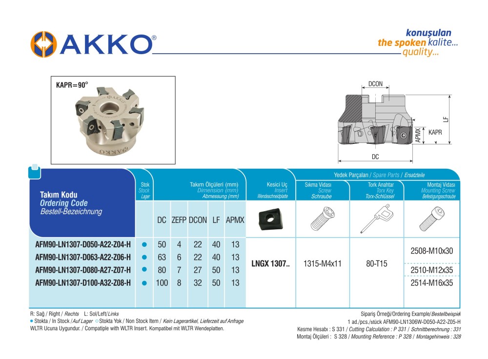AFM90-LN1307-D050-A22-Z04-H
