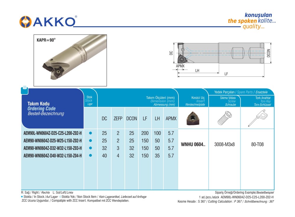 AEM90-WN0604Z-D25-W25-L150-Z02-H