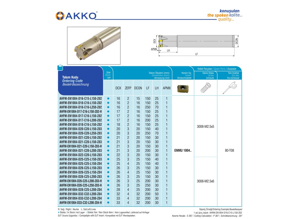 AHFM-EN1004-D25-C25-L150-Z03