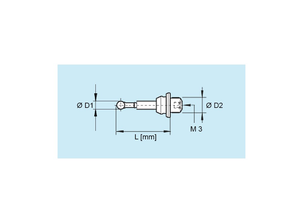 HAIMER 80.362.00 - Short probe tip for 3D-Sensor