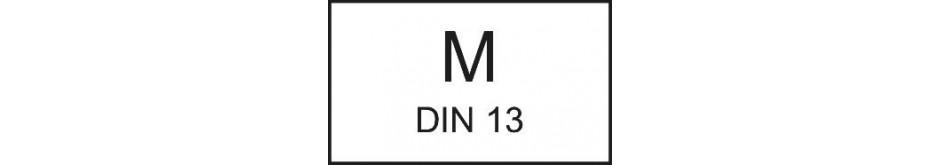 M - metrický závit