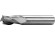 End mills short, 1 tooth cut over centre, 30°, type N, plain shank, Z3
