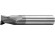 End mills short, 1 tooth cut over centre, 30°, type N, plain shank, coating AlTiN - S100402
